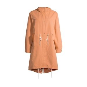 Free Assembly long sleeve relaxed fit parka jacket